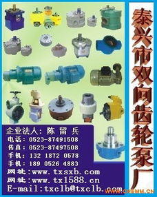 低压齿轮油泵 低压齿轮泵 油泵